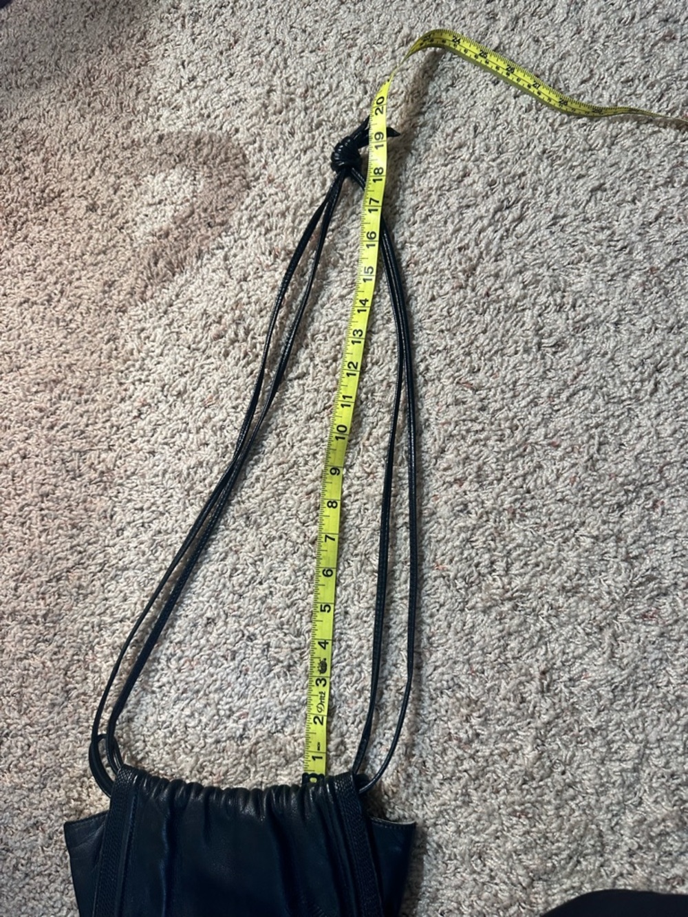 Loewe Black Leather Crescent Crossbody - Picture 11 of 11